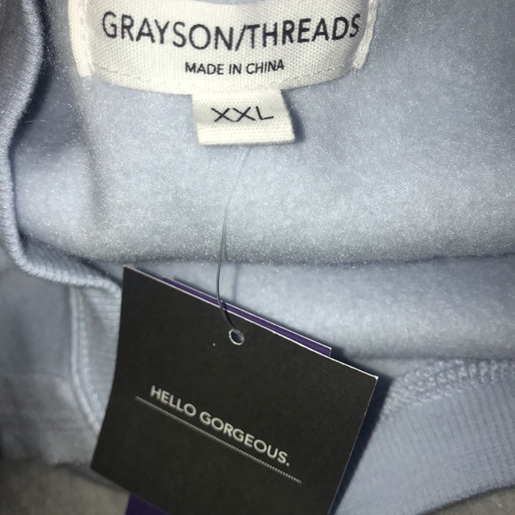 Grayson/Threads Blue Sweatshirt - Picture 5 of 5
